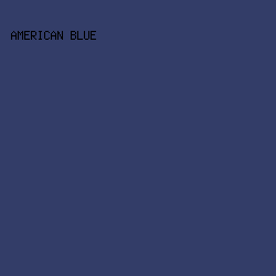 333d68 - American Blue color image preview