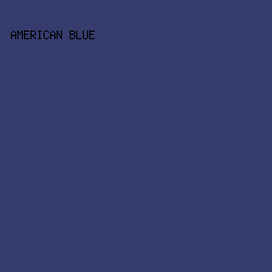 363C6E - American Blue color image preview