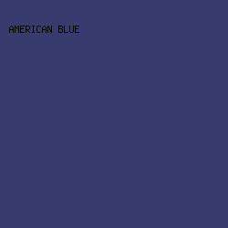 383b6e - American Blue color image preview