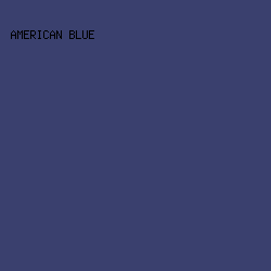 3A406E - American Blue color image preview