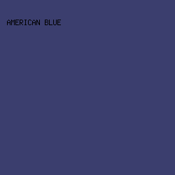 3B3E6E - American Blue color image preview