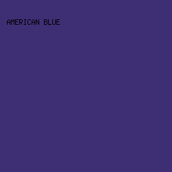 3E2F75 - American Blue color image preview