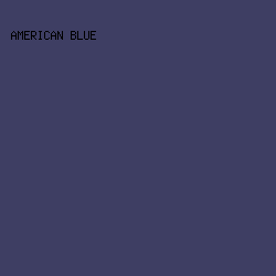 3E3E63 - American Blue color image preview
