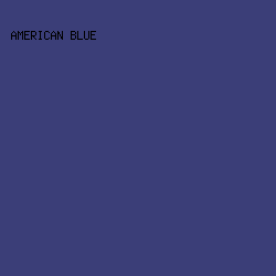 3b3e78 - American Blue color image preview