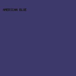 3e396b - American Blue color image preview