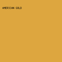 DDA63F - American Gold color image preview