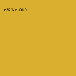 d9af2f - American Gold color image preview