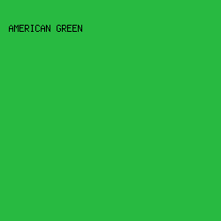 28BA41 - American Green color image preview