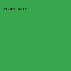 37A64C - American Green color image preview