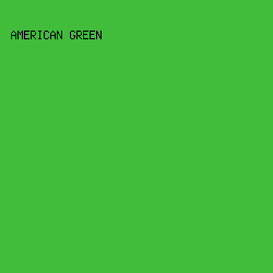 42bd3b - American Green color image preview