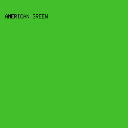 44BF2C - American Green color image preview