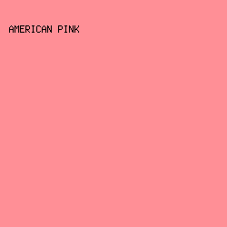 FF8F96 - American Pink color image preview