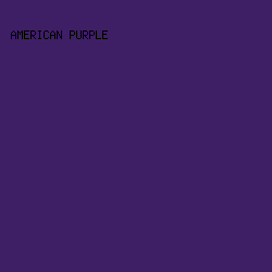 3E1F65 - American Purple color image preview