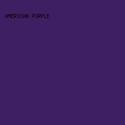 3F1F63 - American Purple color image preview
