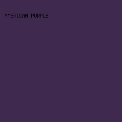 3F294F - American Purple color image preview
