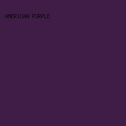 3f1d46 - American Purple color image preview