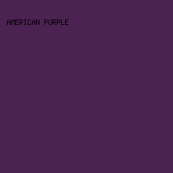4C2252 - American Purple color image preview