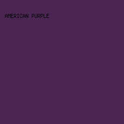 4b2652 - American Purple color image preview