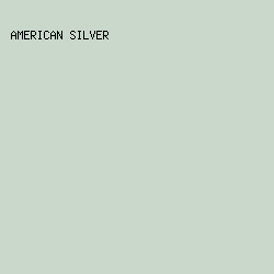 CAD8CB - American Silver color image preview