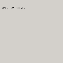 D3D0CB - American Silver color image preview