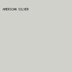 d0d1cb - American Silver color image preview