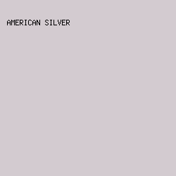 d3cbd0 - American Silver color image preview