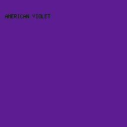 5B1D90 - American Violet color image preview
