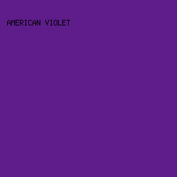 5E1D8A - American Violet color image preview
