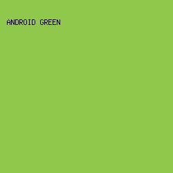 90c84b - Android Green color image preview