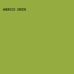 95ac40 - Android Green color image preview