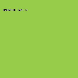 97cc4b - Android Green color image preview