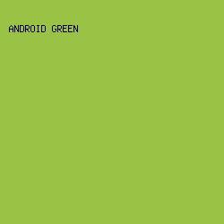 9ac345 - Android Green color image preview