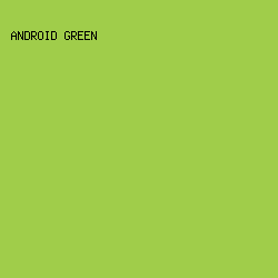 A0CD4A - Android Green color image preview