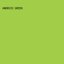 A2CD48 - Android Green color image preview