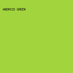 A2D43D - Android Green color image preview