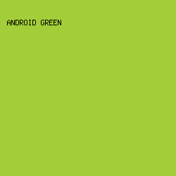 A3CE39 - Android Green color image preview