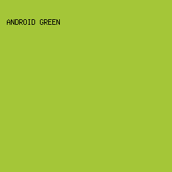 A4C638 - Android Green color image preview