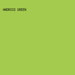 A4CA4E - Android Green color image preview