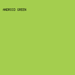 A4CE4E - Android Green color image preview