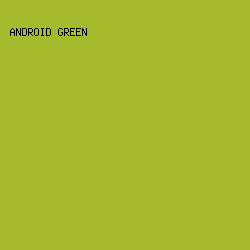 A5BA2C - Android Green color image preview