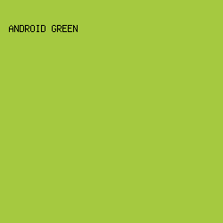 A5C940 - Android Green color image preview