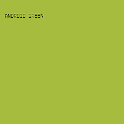 A6BC3E - Android Green color image preview