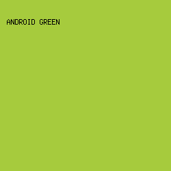 A6CB3D - Android Green color image preview