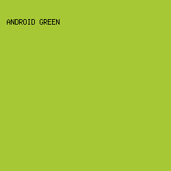 A7C835 - Android Green color image preview