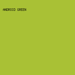 A9C135 - Android Green color image preview