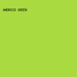 A9DA3F - Android Green color image preview
