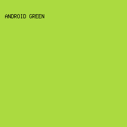 ABDA40 - Android Green color image preview