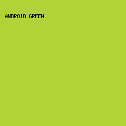 B2D335 - Android Green color image preview