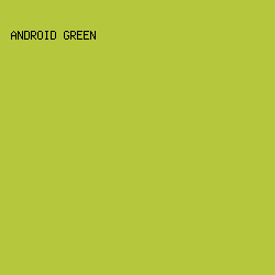 B5C83D - Android Green color image preview