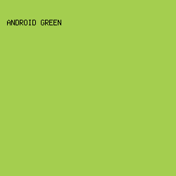 a4ce4f - Android Green color image preview